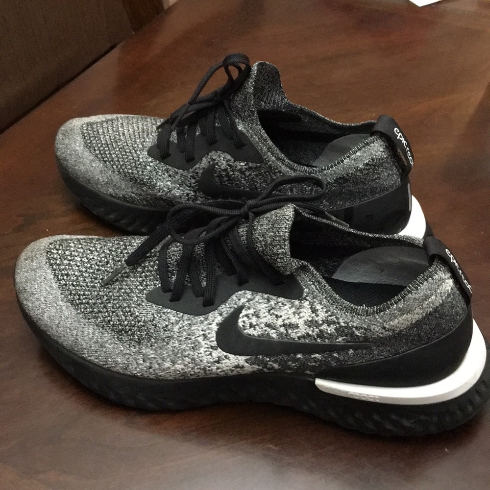Nike Epic React Flyknit Cookies and Cream Shoes